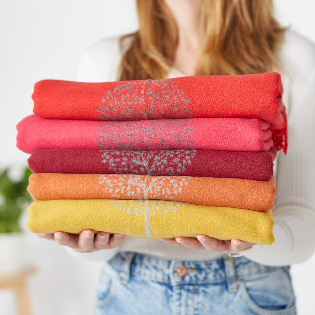 Cashmere Tree of Life Scarf