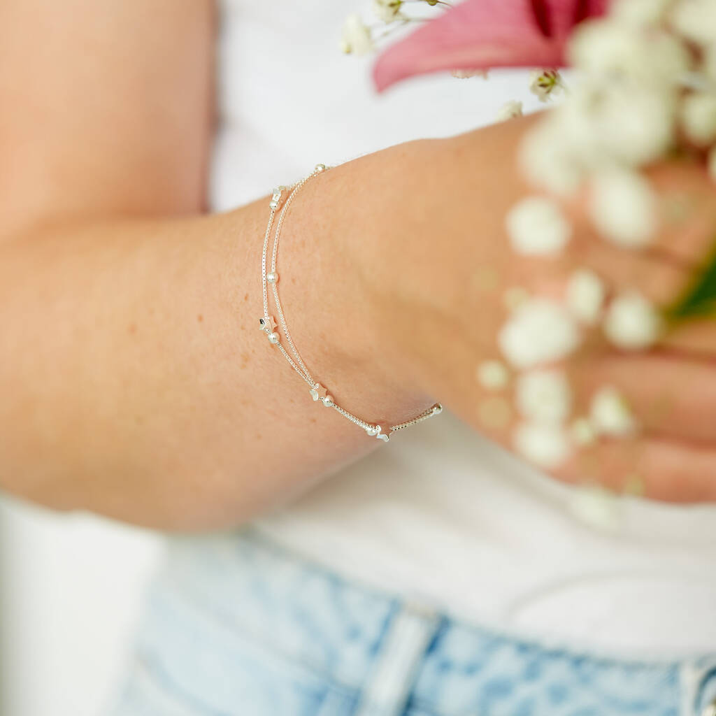 Sterling Silver Star Bracelet