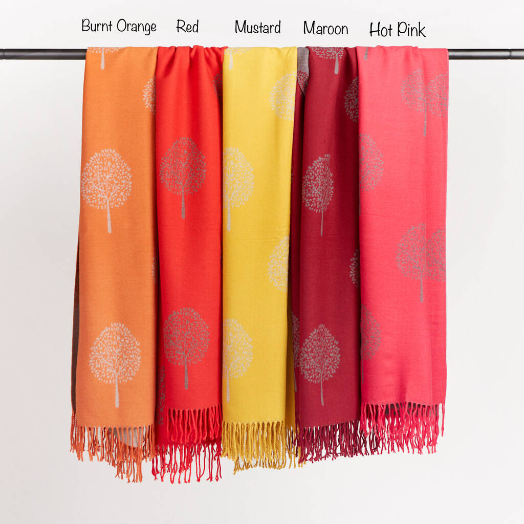 Cashmere Tree of Life Scarf