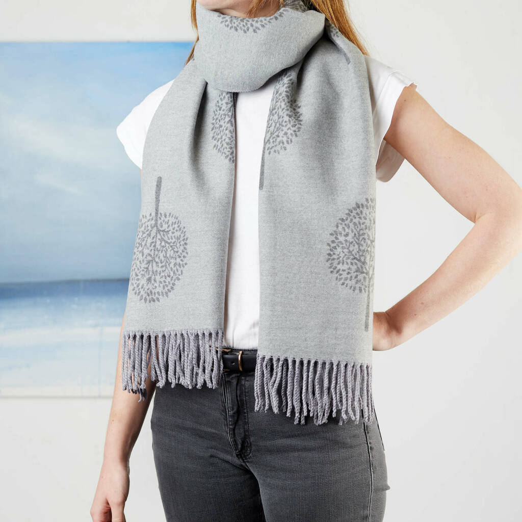 Cashmere Tree of Life Scarf