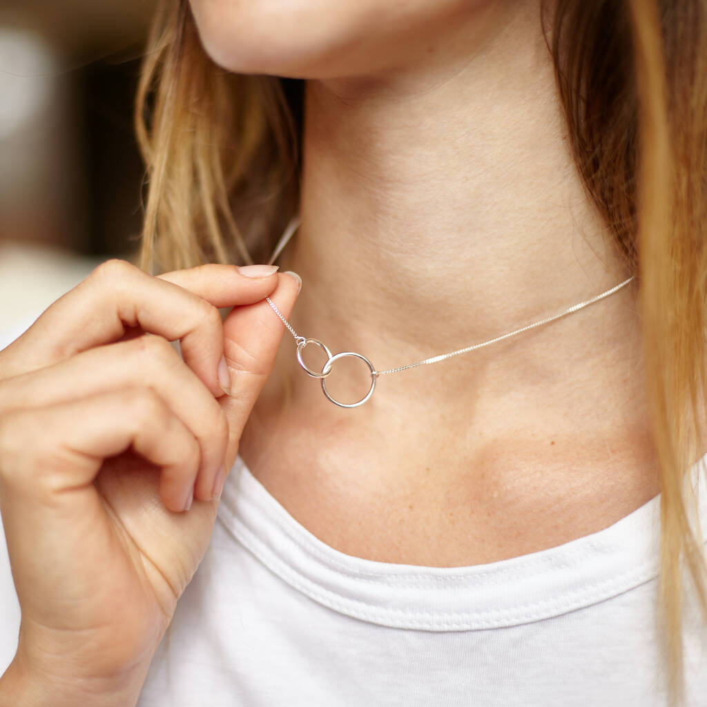 Sterling Silver Infinity Necklace