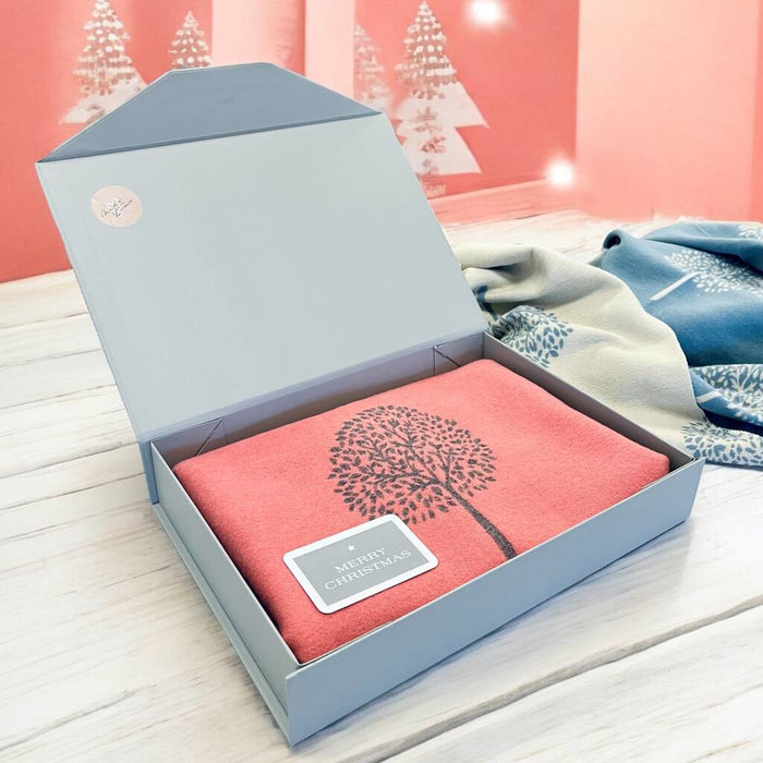 Gift Boxed Cashmere Tree Of Life Scarf