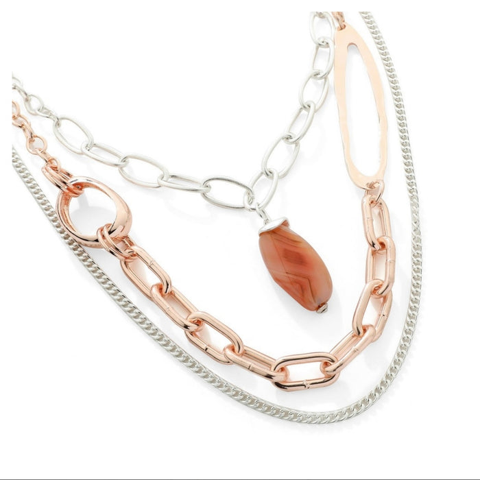 Trio Contemporary Link Necklace