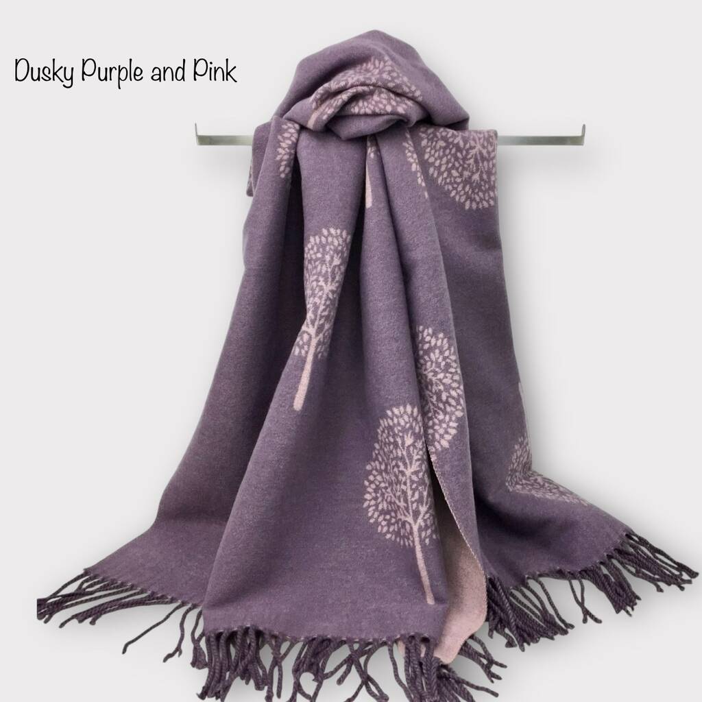 Gift Boxed Cashmere Tree Of Life Scarf