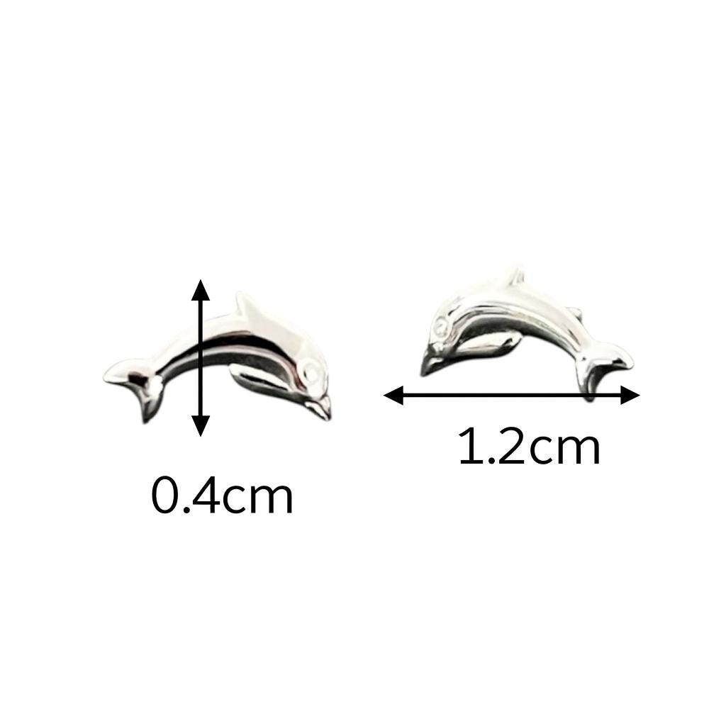Sterling Silver Dolphin Stud Earrings: Ocean-Inspired Jewellery