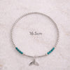 Sterling Silver Whale Tail Bracelet, Ocean inspired jewellery