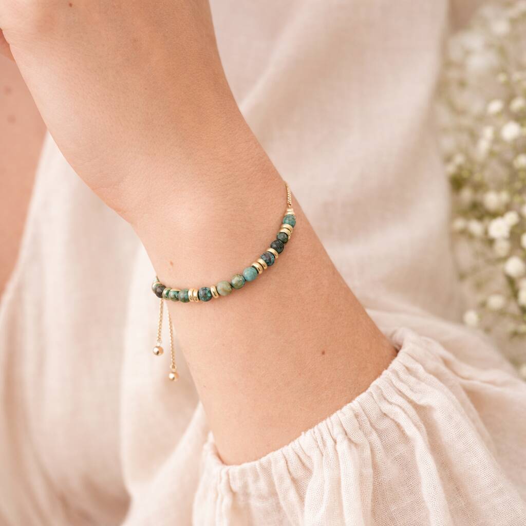 18th Birthday Bead Drawstring Bracelet