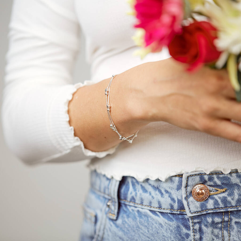 Sterling Silver Star Bracelet