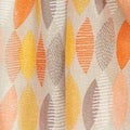 Grey Autumn Leaves Scarf