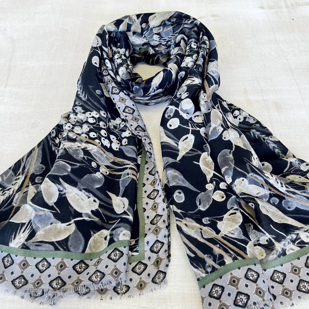 Barley Print Scarf