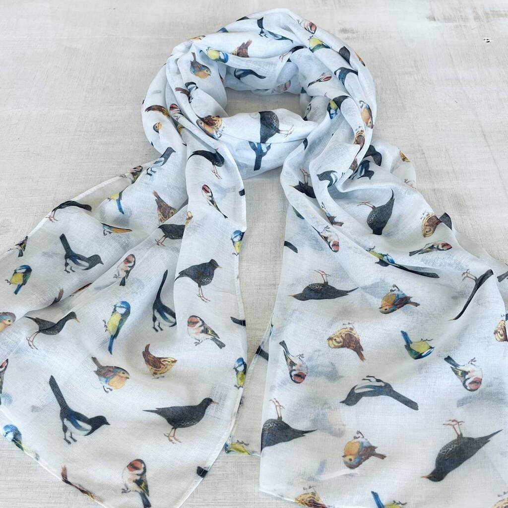 Bird Print Scarf