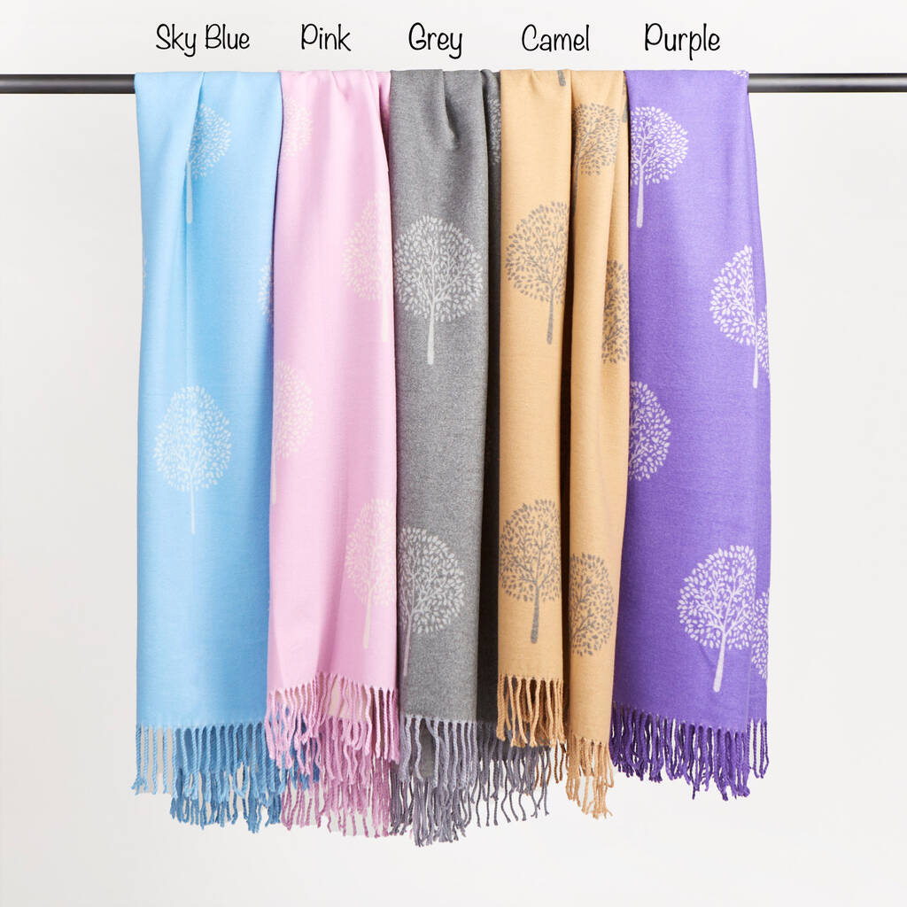 Cashmere Tree of Life Scarf