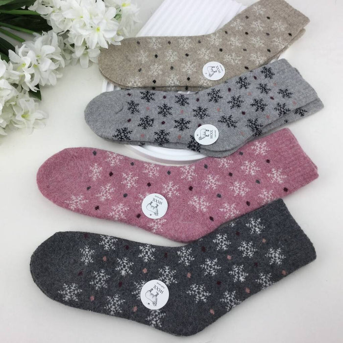 Christmas Snowflake Stocking Filler Socks