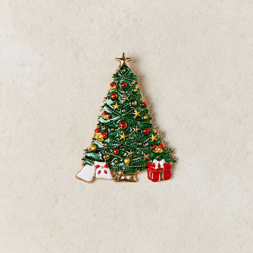 Festive Christmas Magnetic Brooches