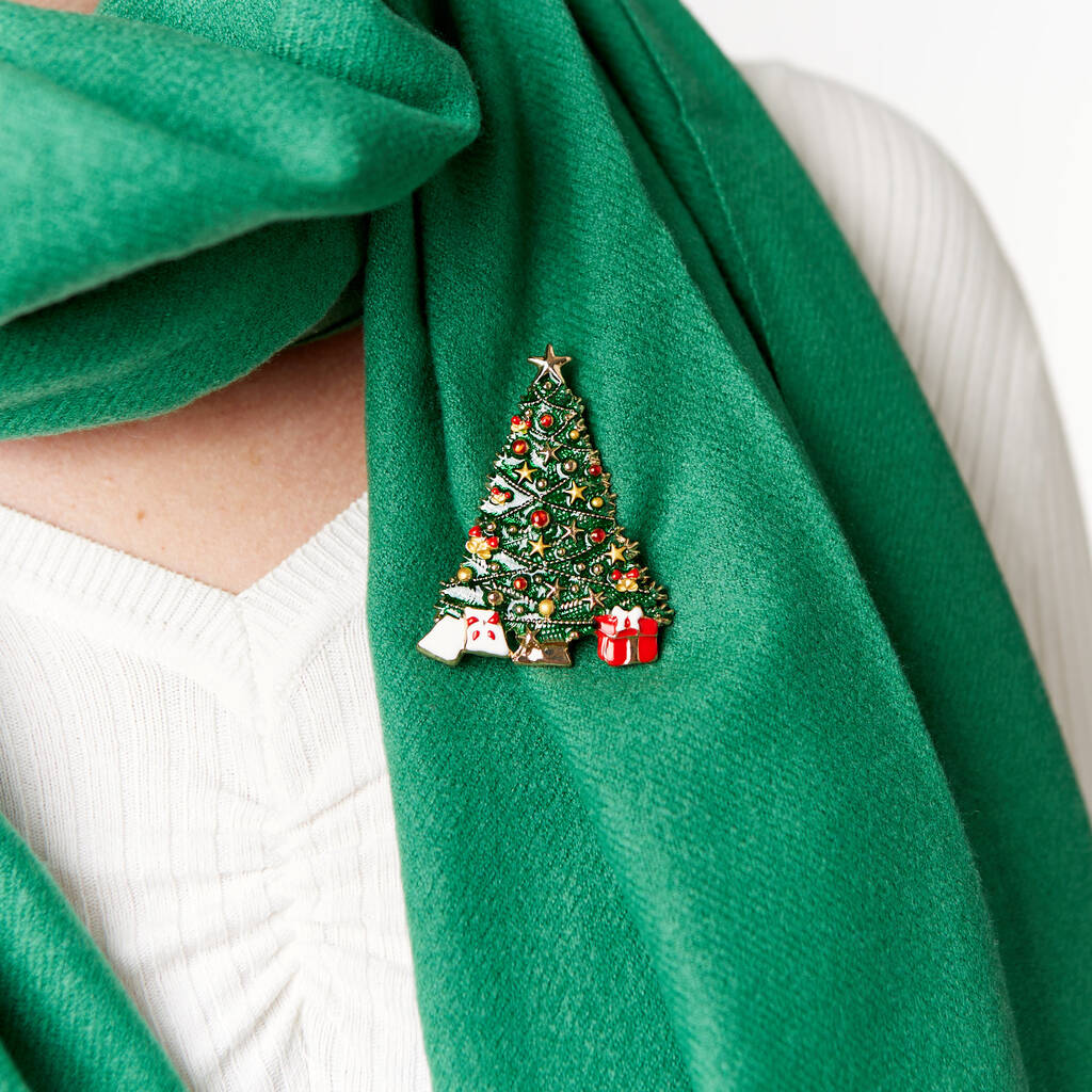 Festive Christmas Magnetic Brooches
