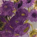 Purple Sunflowers By Van Gogh Silk Scarf