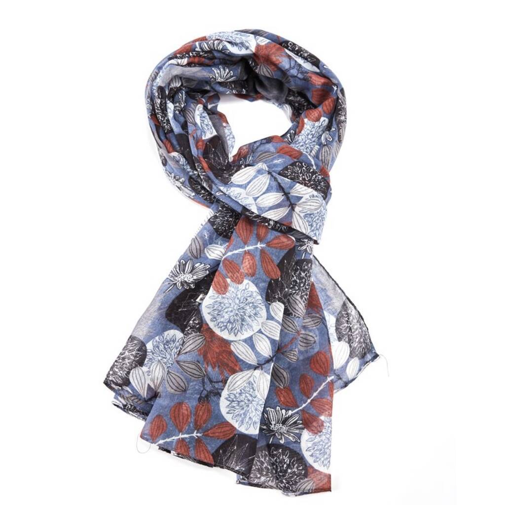 Foliage Sketches Scarf