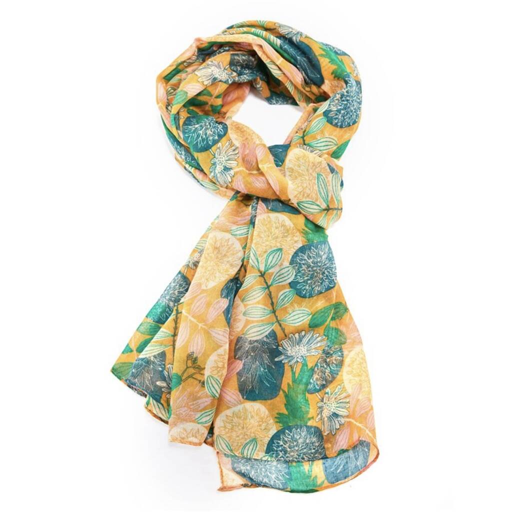 Foliage Sketches Scarf