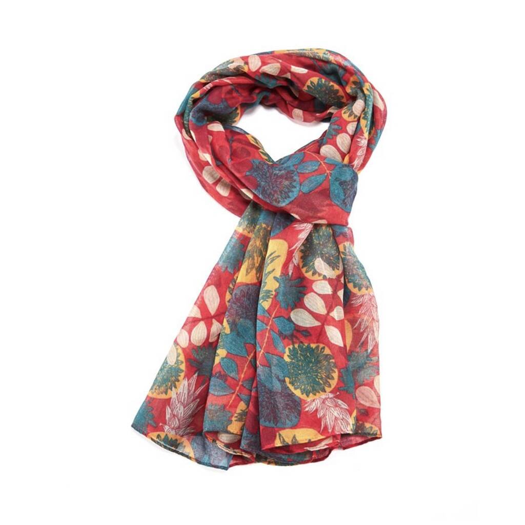 Foliage Sketches Scarf