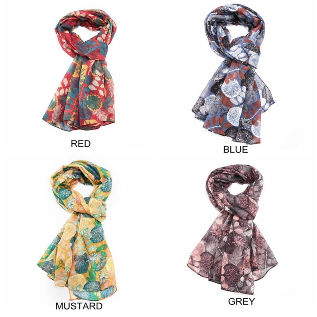 Foliage Sketches Scarf