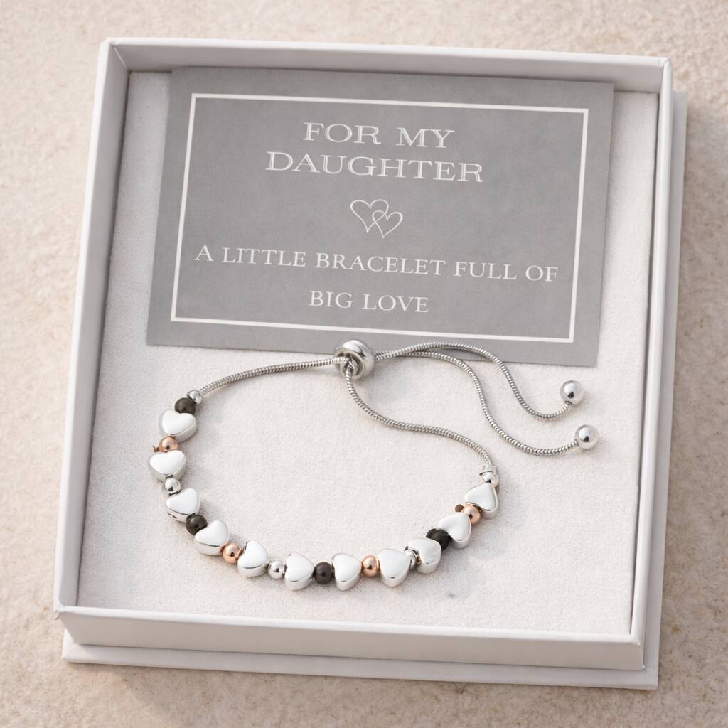 Daughter’s Love Heart Bracelet