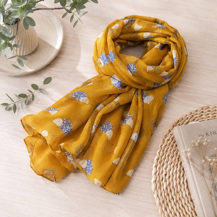Hedgehog Print Scarf