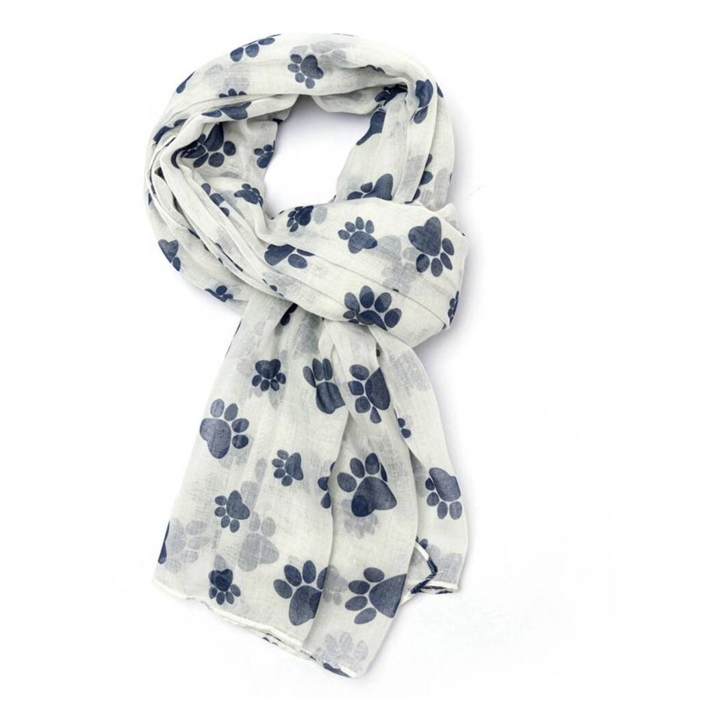 Paw Print Scarf