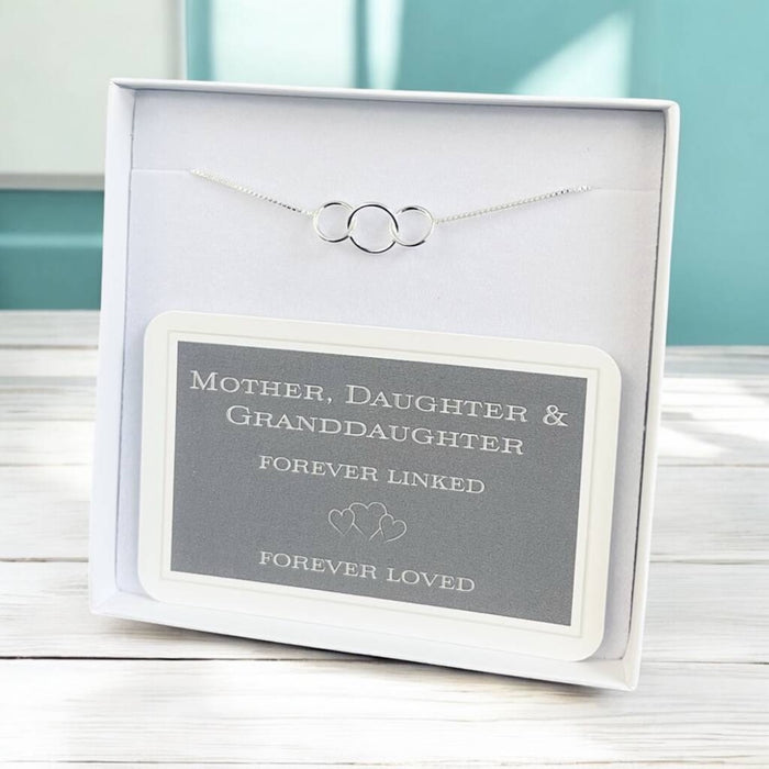 Mother, Daughter And Granddaughter Infinity Bracelet