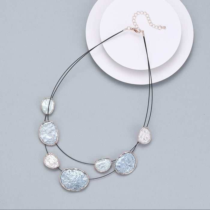 Pebble Moon Statement Necklace