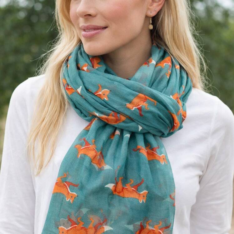 Fox Print Scarf