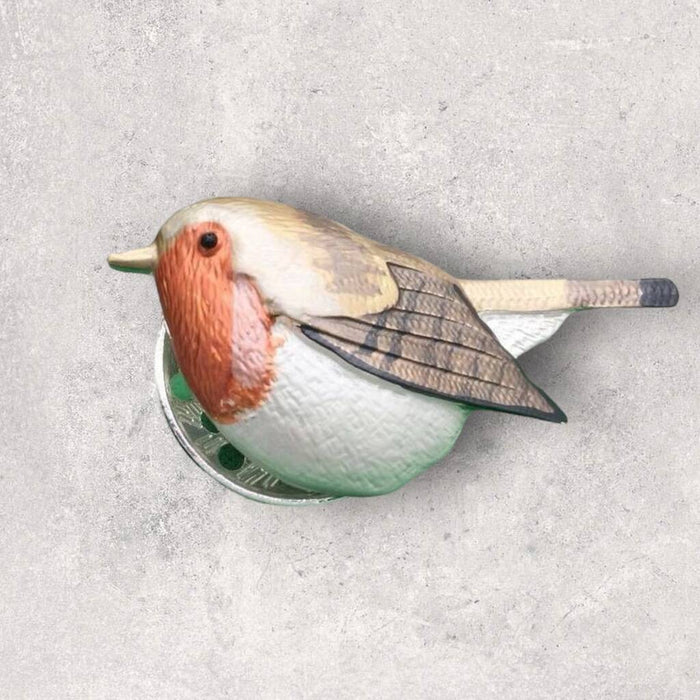 Magnetic Robin Brooch
