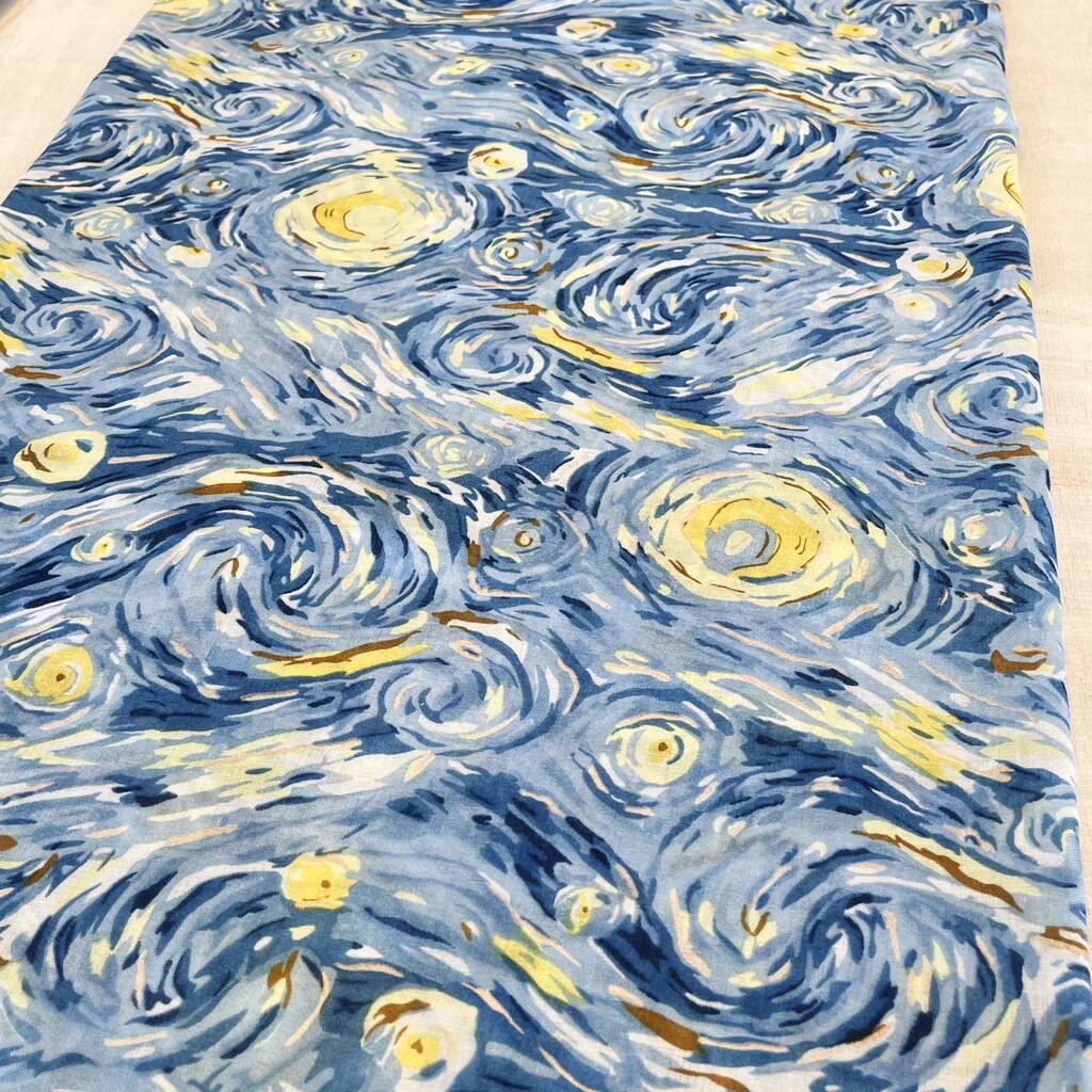 Starry Night Print Scarf