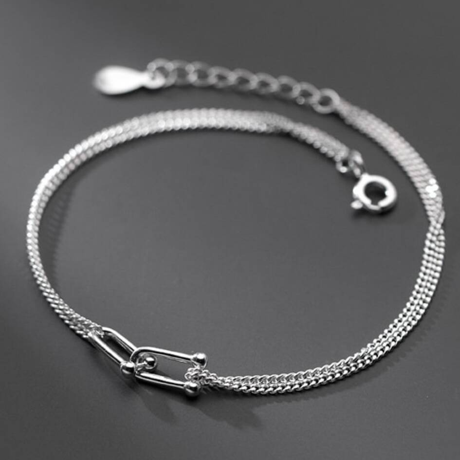 Sterling Silver Links Bracelet