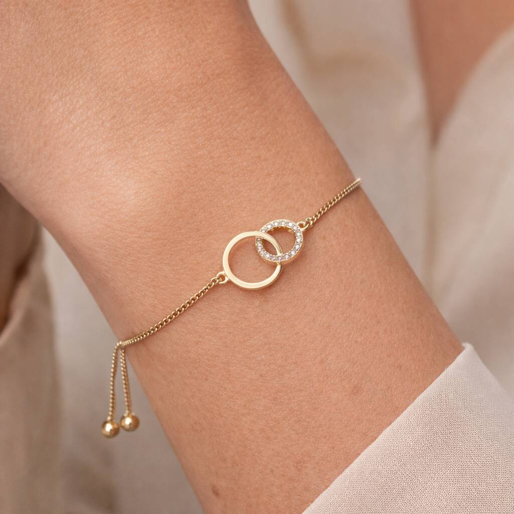 Mother And Daughter Links Drawstring Bracelet