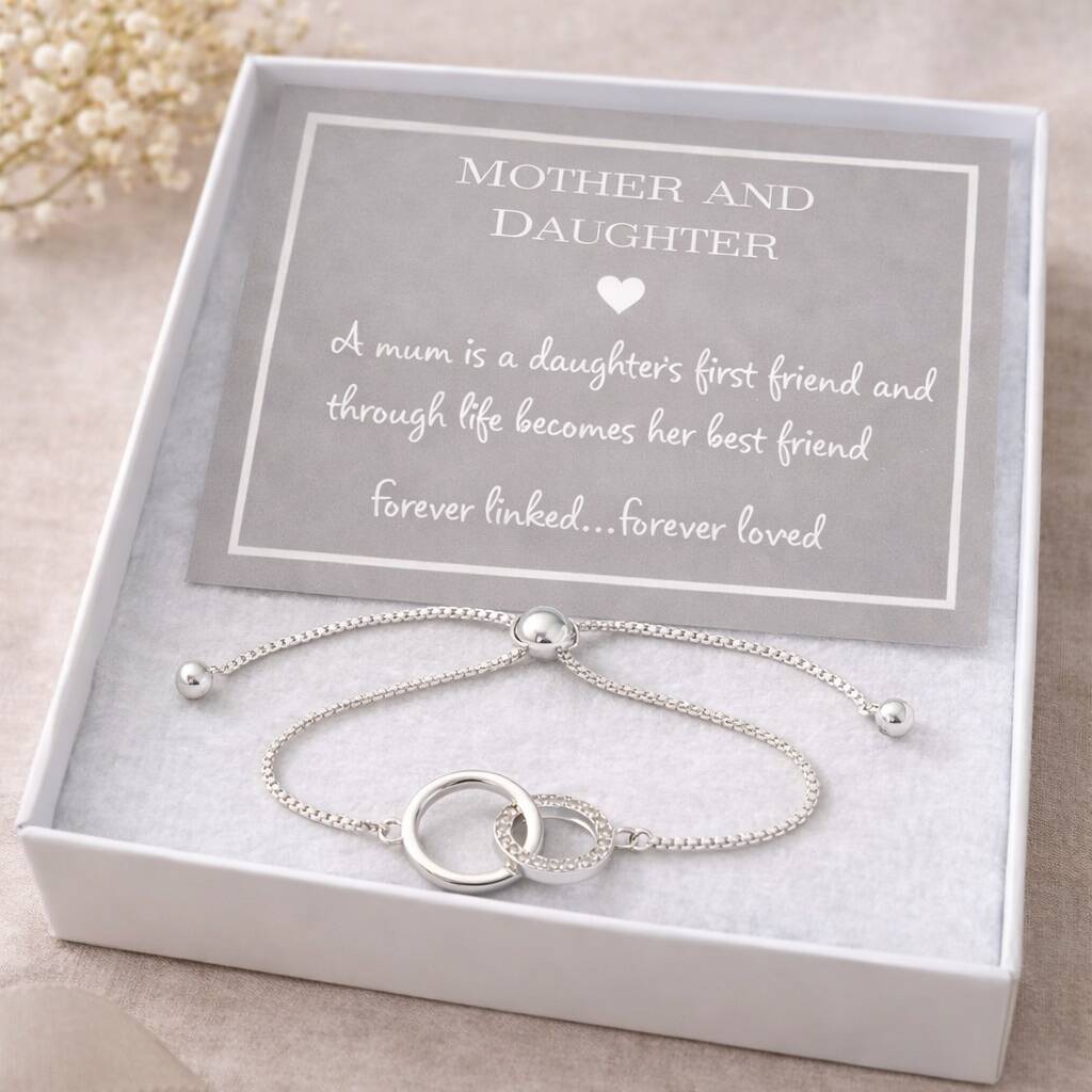 Mother And Daughter Links Drawstring Bracelet
