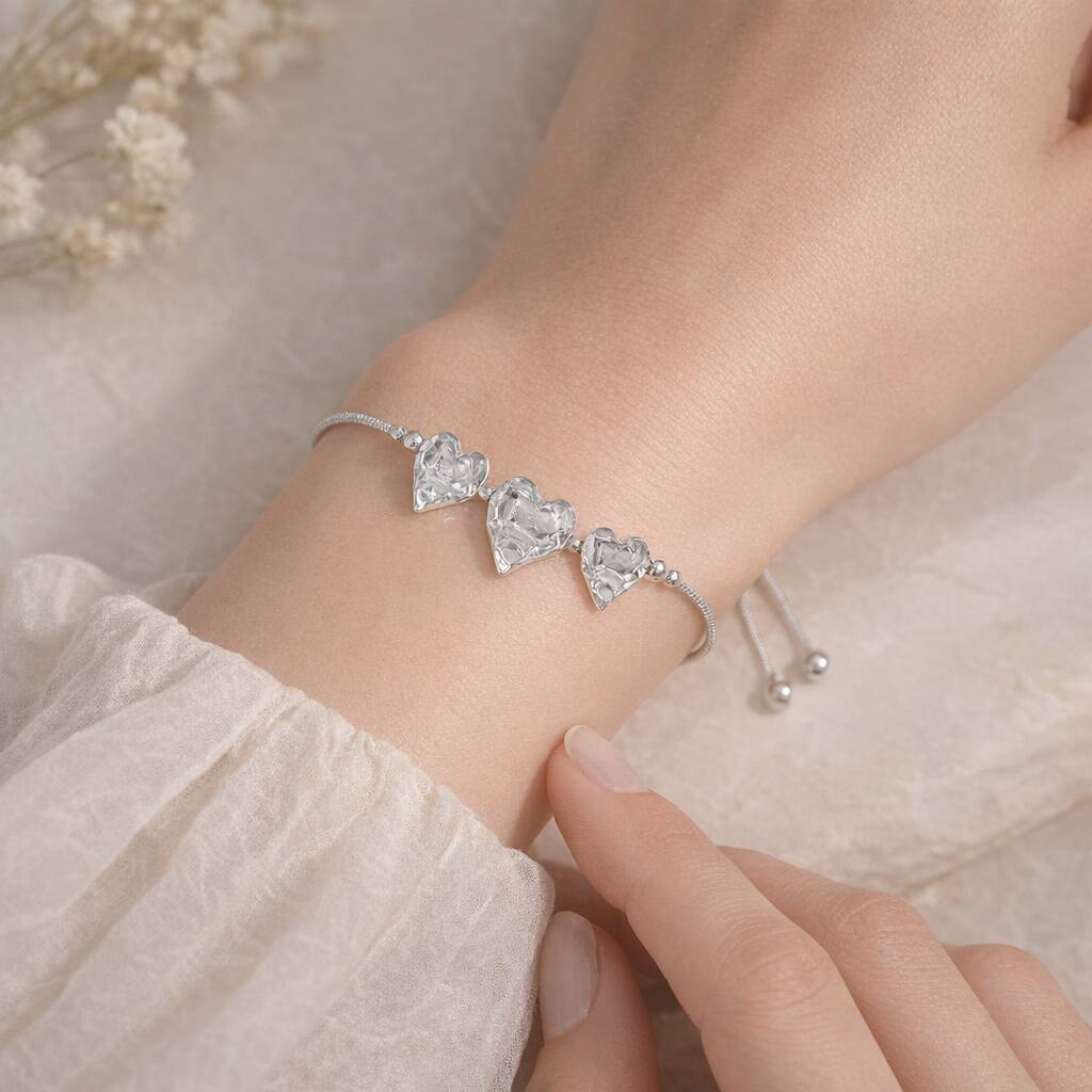 30th Birthday Drawstring Heart Bracelet