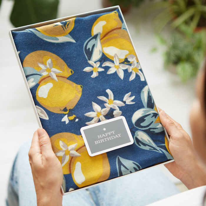 Lemon Tree Print Scarf