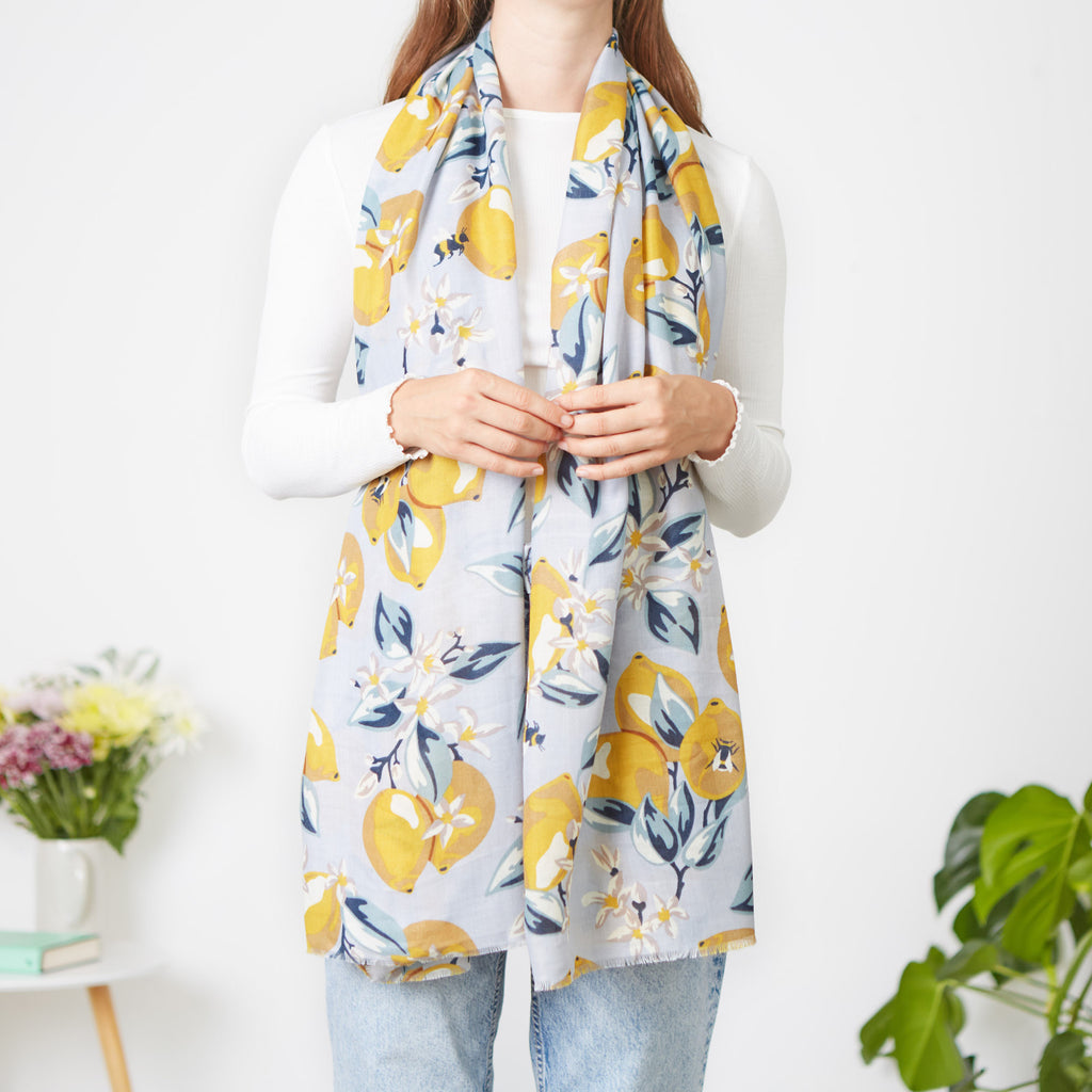 Lemon Tree Print Scarf