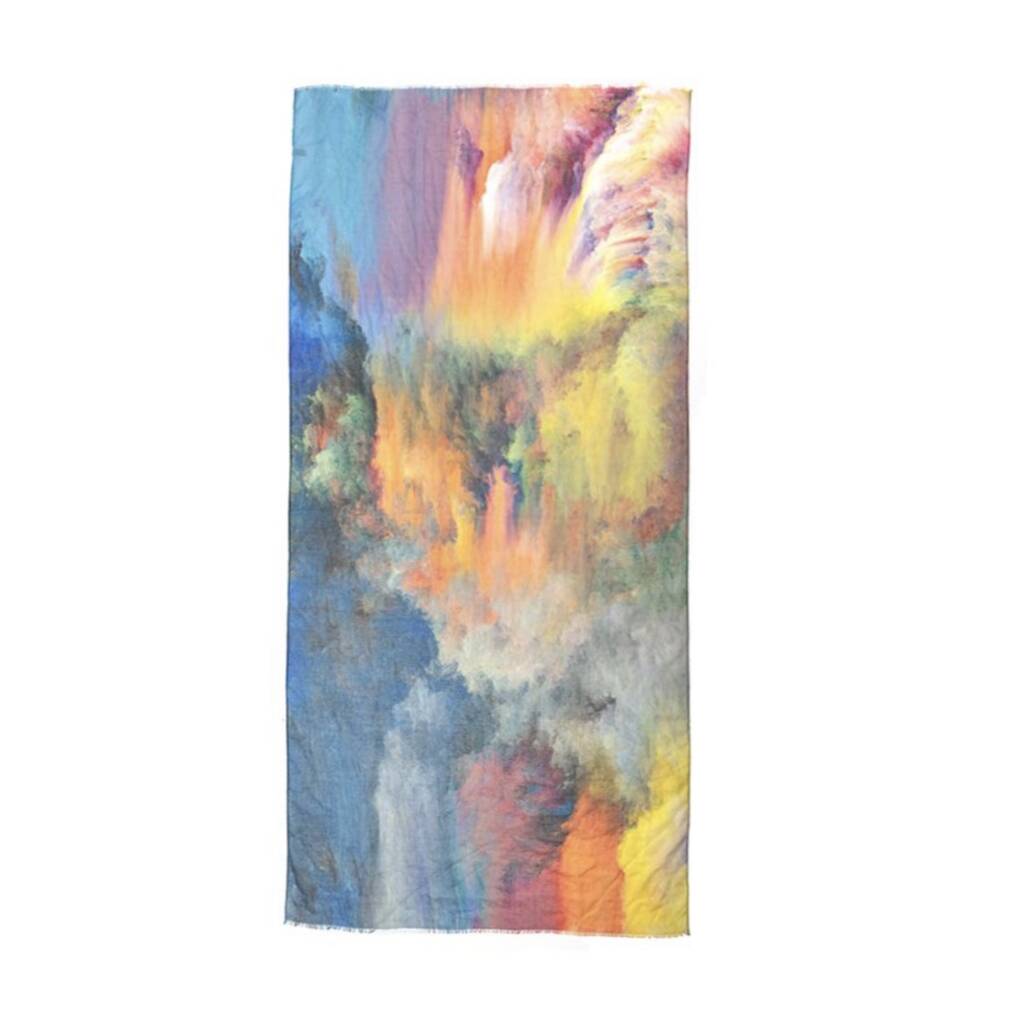 Abstract Rainbow Scarf