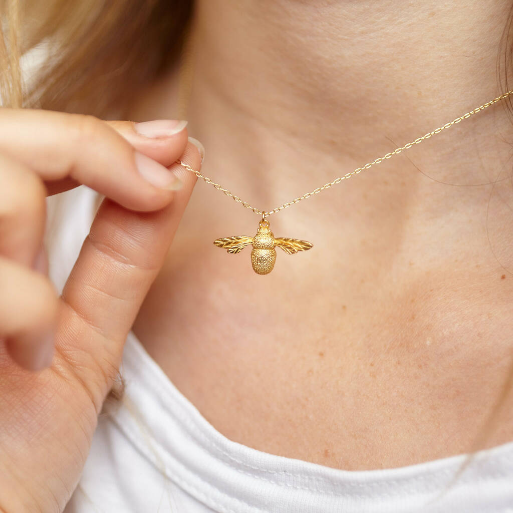 Friendship Bumble Bee Necklace