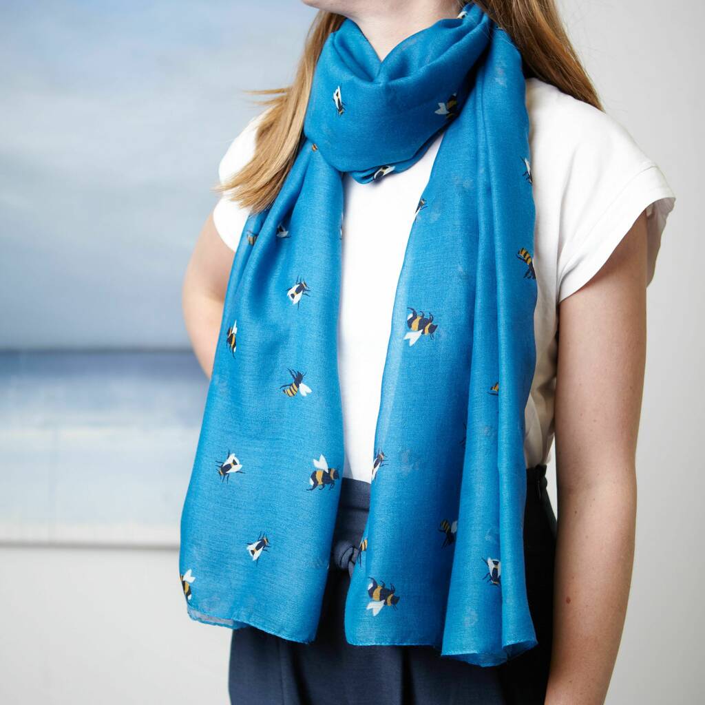 Busy Bee Print Scarf