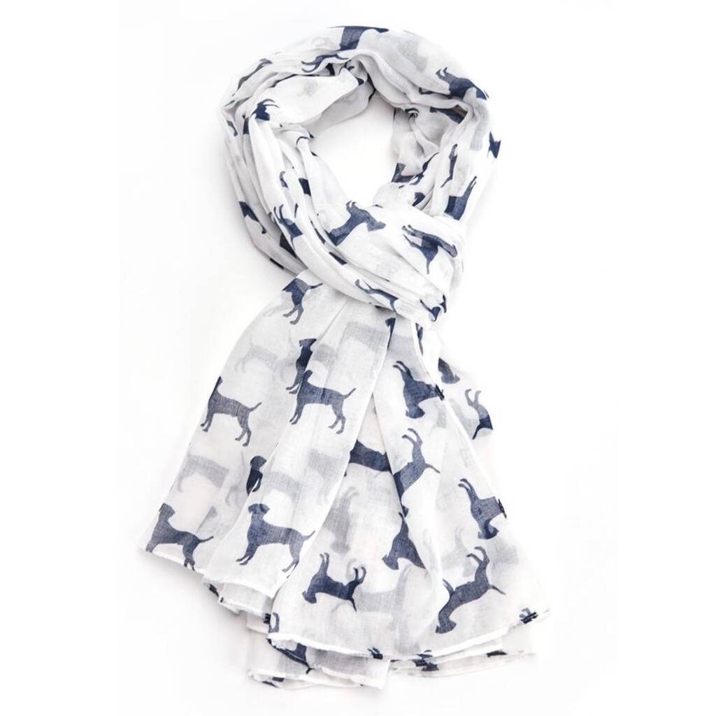 Dog Print Scarf