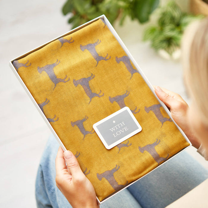 Dog Print Scarf