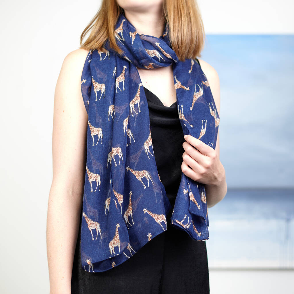 Giraffe Print Scarf