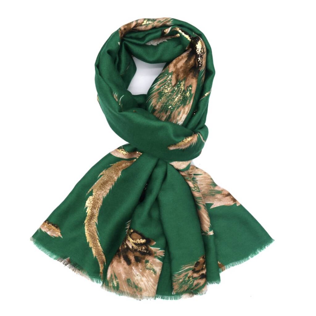 Mothers Day Golden Thistle Scarf