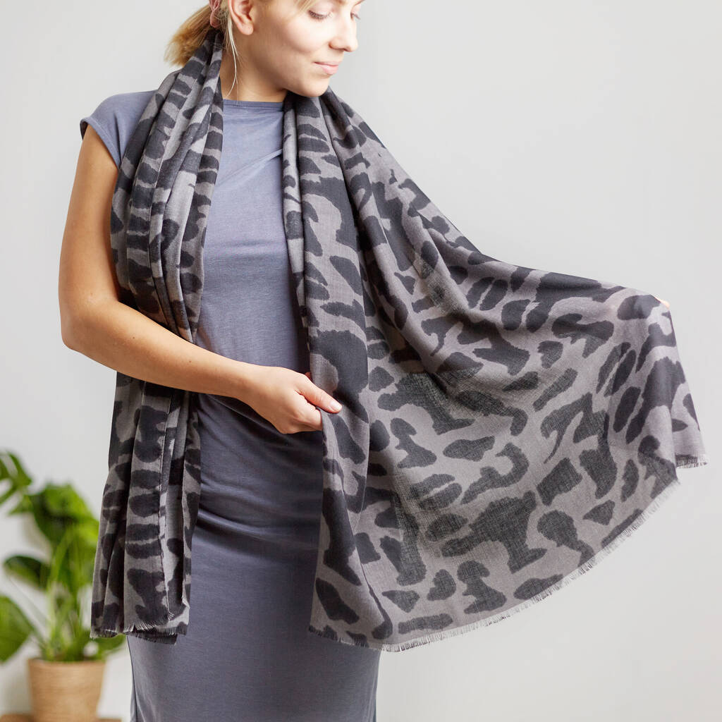 Leopard Print Scarf