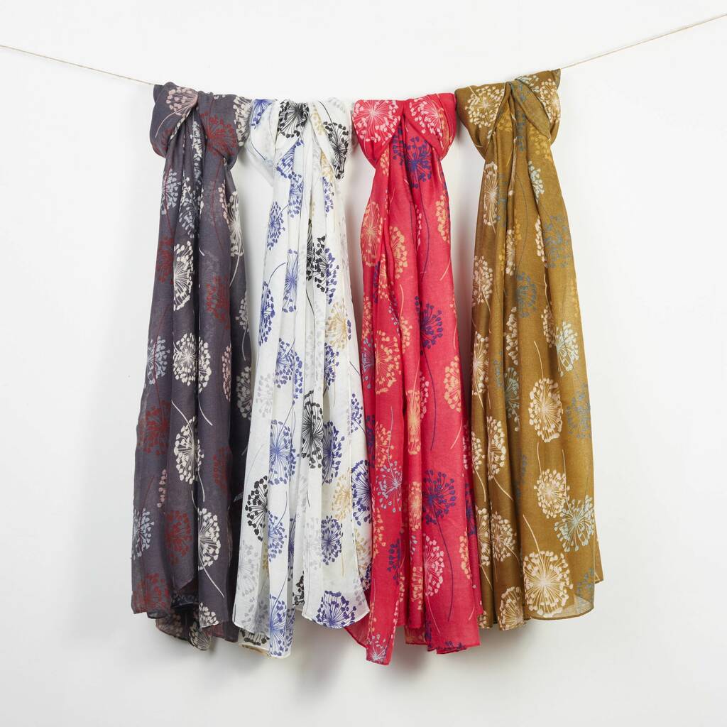 Make A Wish Dandelion Scarf