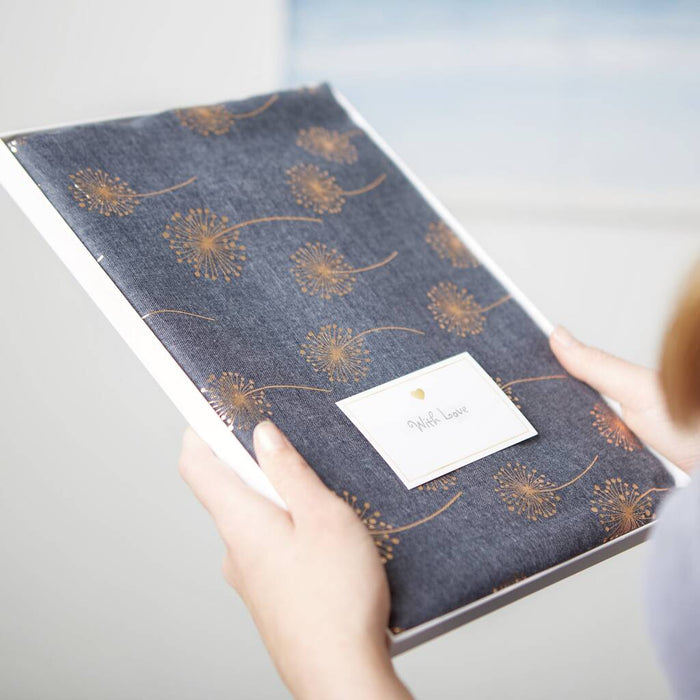 Metallic Rose Gold Dandelion Scarf