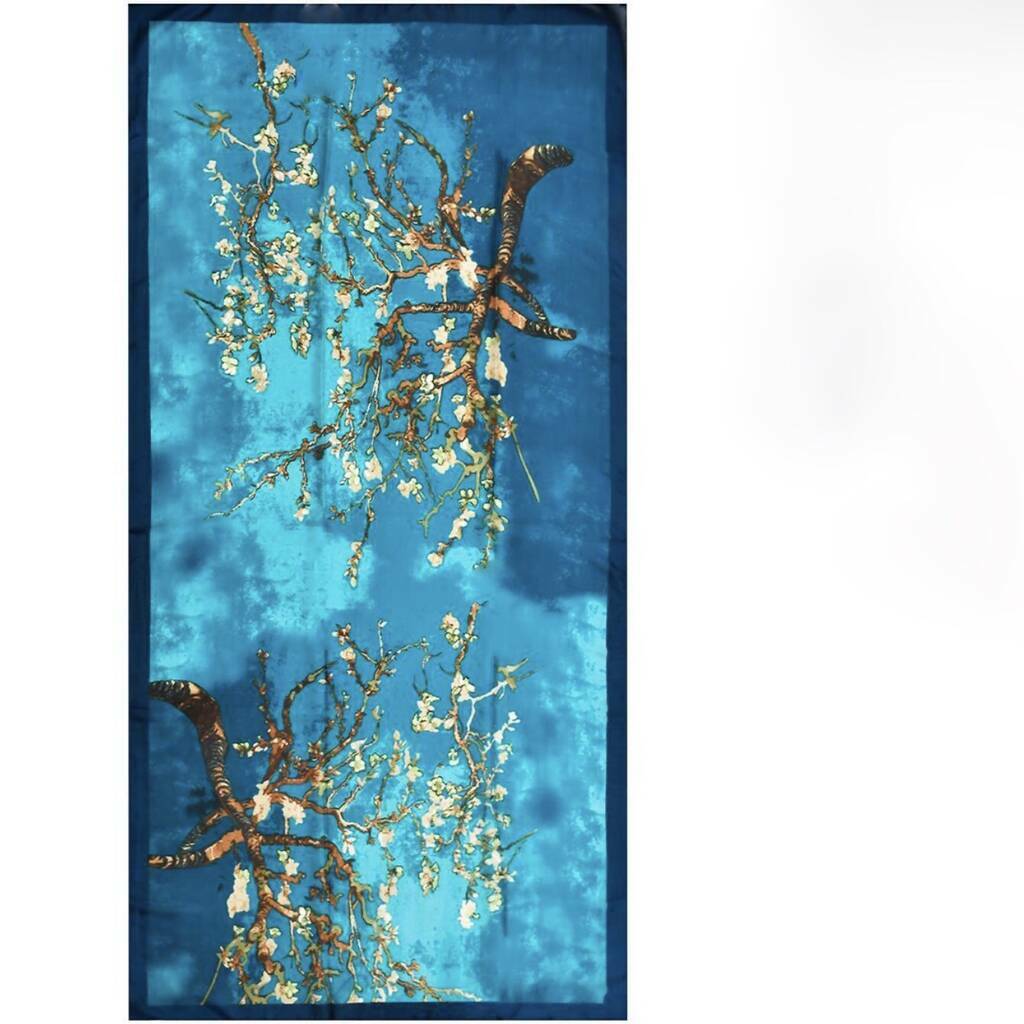 Van Gogh Almond Blossom Silk Scarf