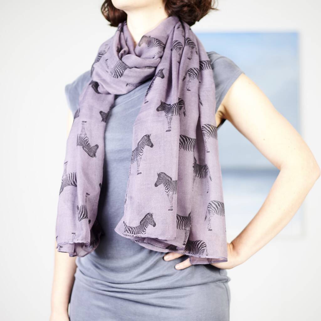 Zebra Sketch Scarf